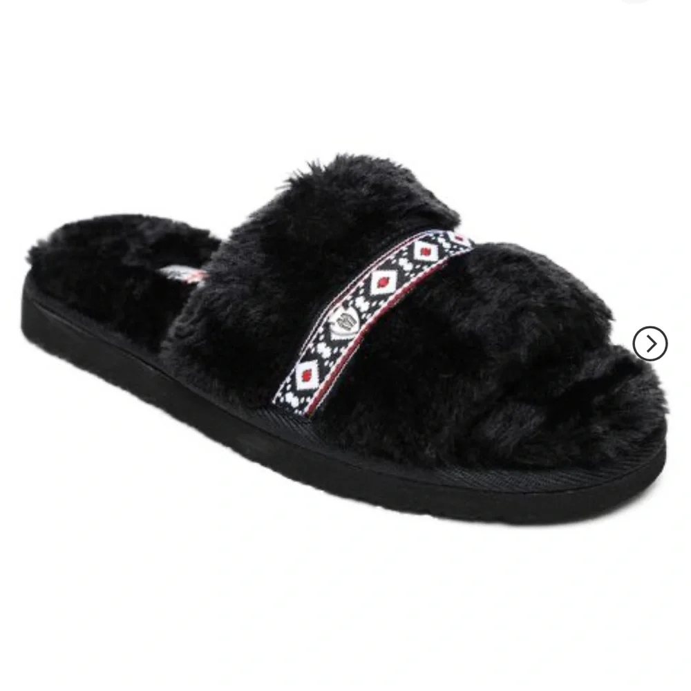 NEW Minnetonka Women's Faux Fur London Slide Slipper - Picture 1 of 4